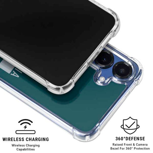 NFL Philadelphia Eagles Green Performance Series Galaxy S25 Clear Case